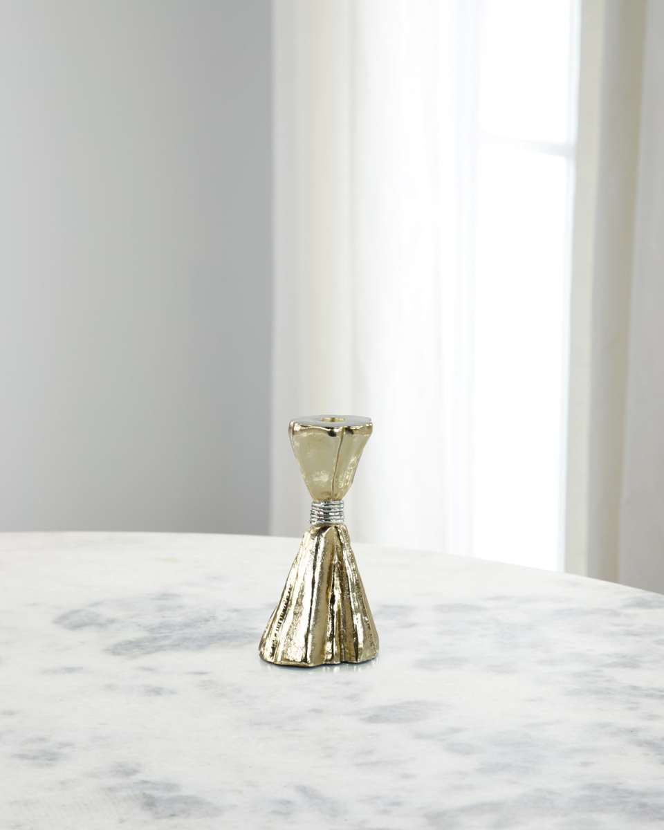 Taut Metal Candleholder, Small
