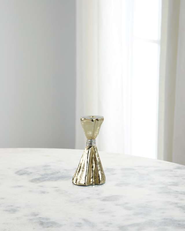 Taut Metal Candleholder, Small