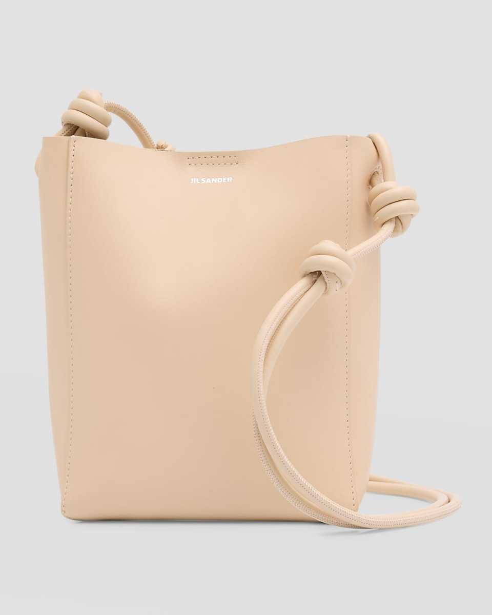 Giro Knot Leather Crossbody Bag