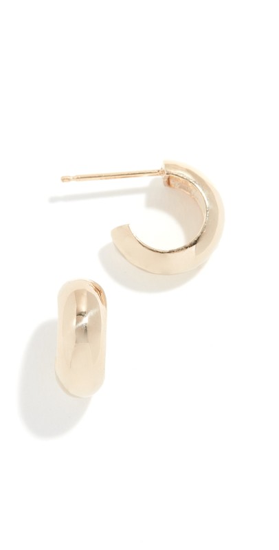 Zoe Chicco 14k Gold Huggie Hoop Earrings Yellow Gold