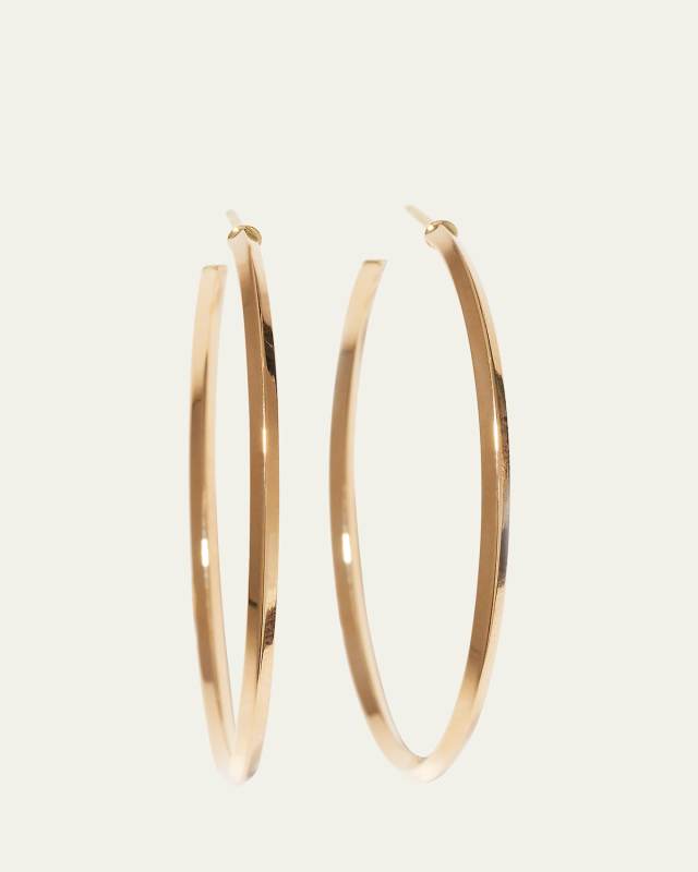 45mm Thin Pointed Royale Hoops