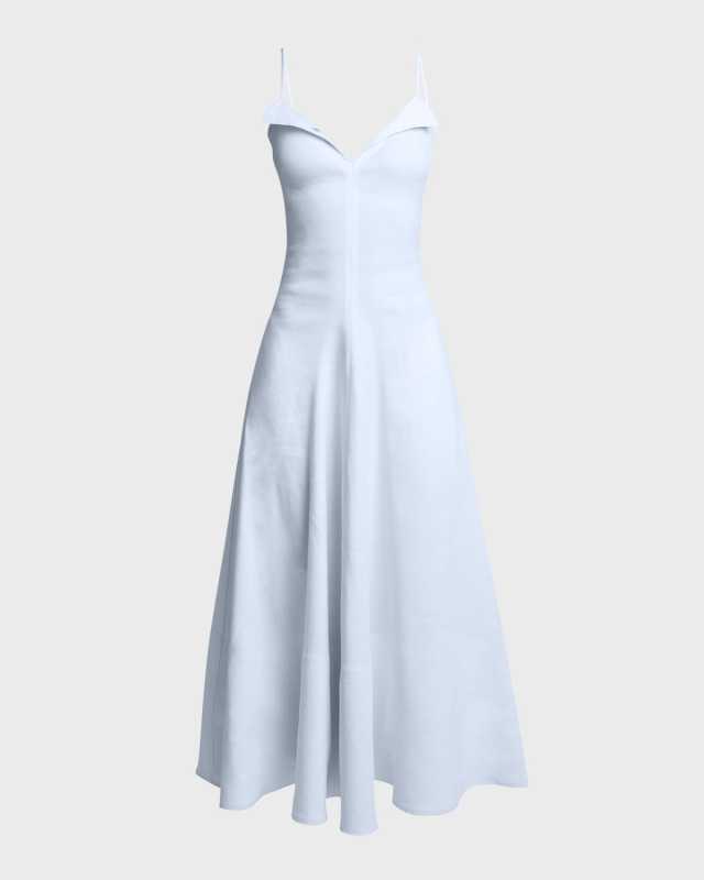 Ruby Eco Stretch Linen-Blend Dress