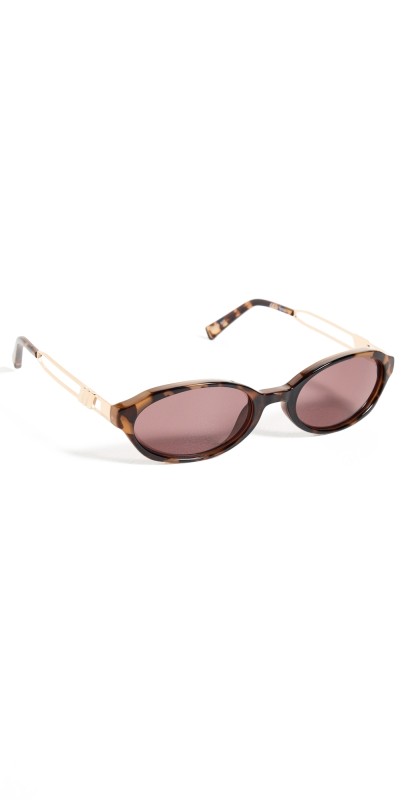 Le Specs Lunita Sunglasses Tort