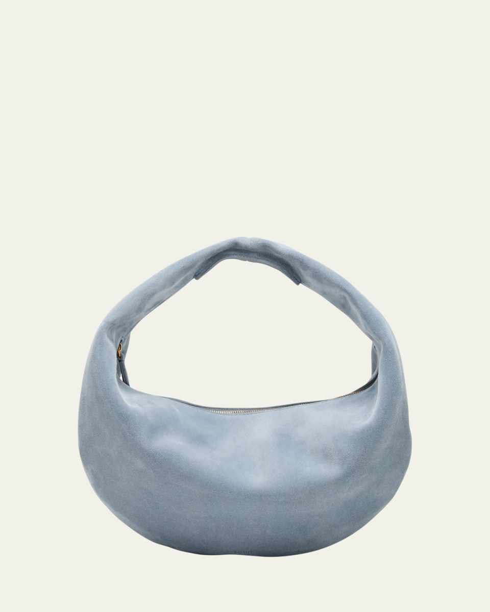 Olivia Medium Suede Hobo Bag