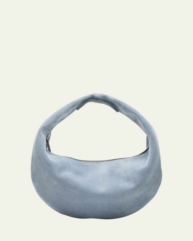Olivia Medium Suede Hobo Bag