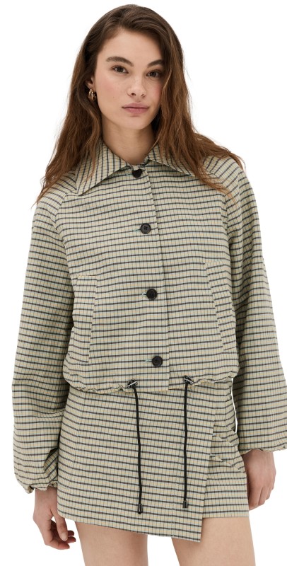RAILS North Jacket Sage Mini Check