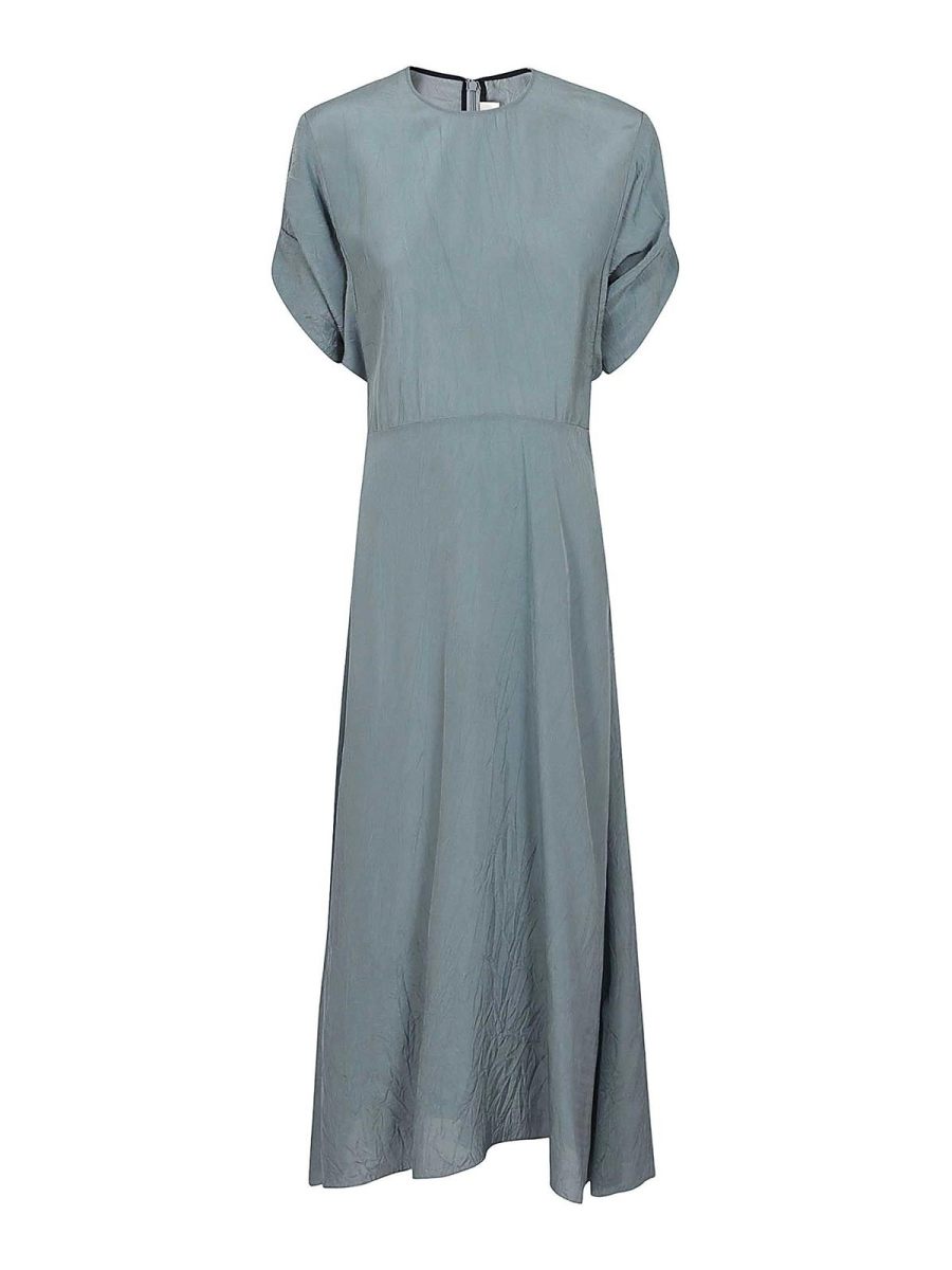 Victoria Beckham Robe Au Genou - Blanc
