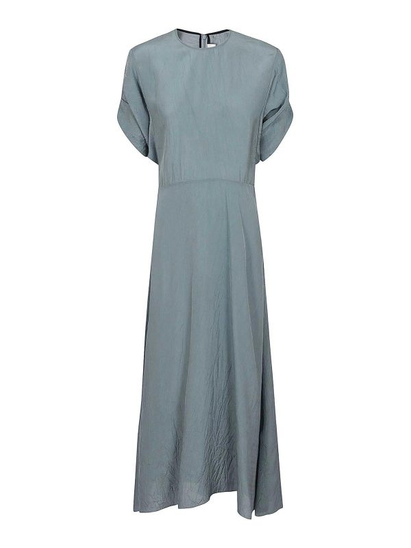 Victoria Beckham Robe Au Genou - Blanc