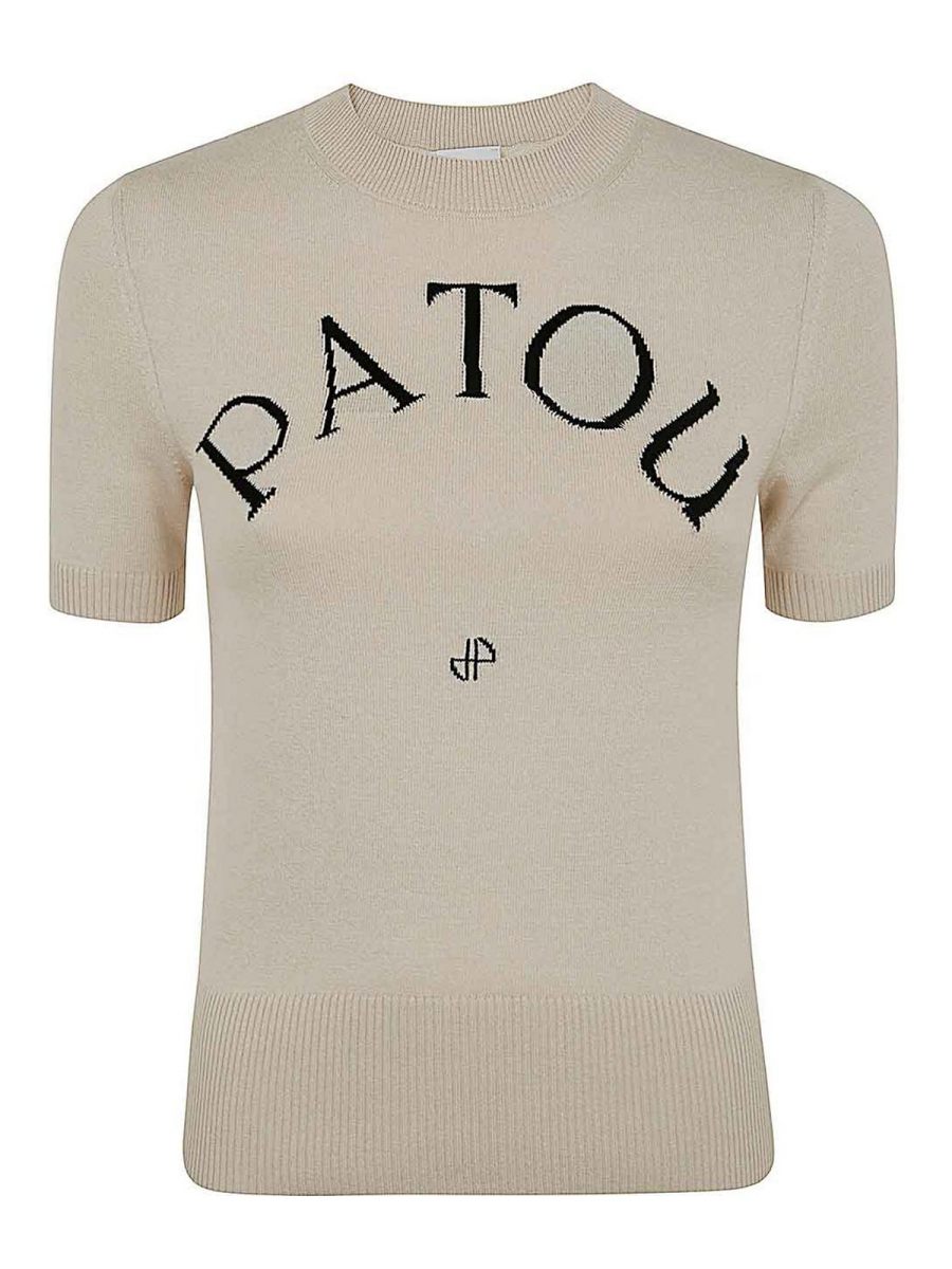 Patou Pull Col Rond - Couleur Chair