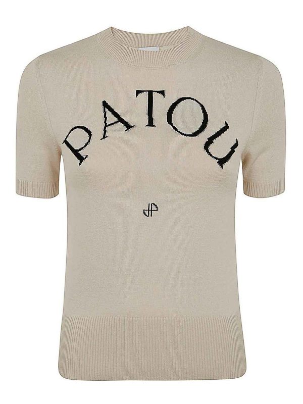 Patou Pull Col Rond - Couleur Chair