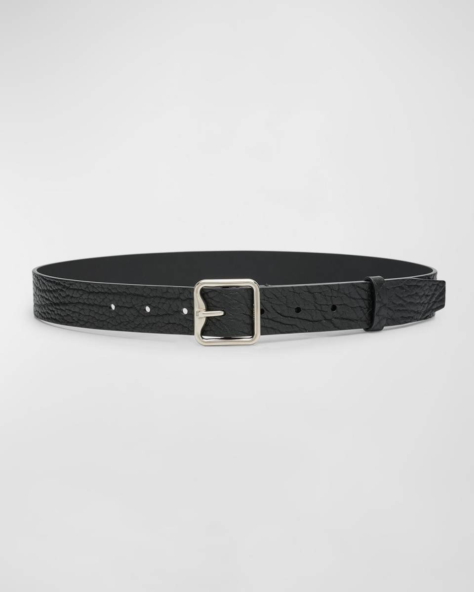 Embossed Leather Belt