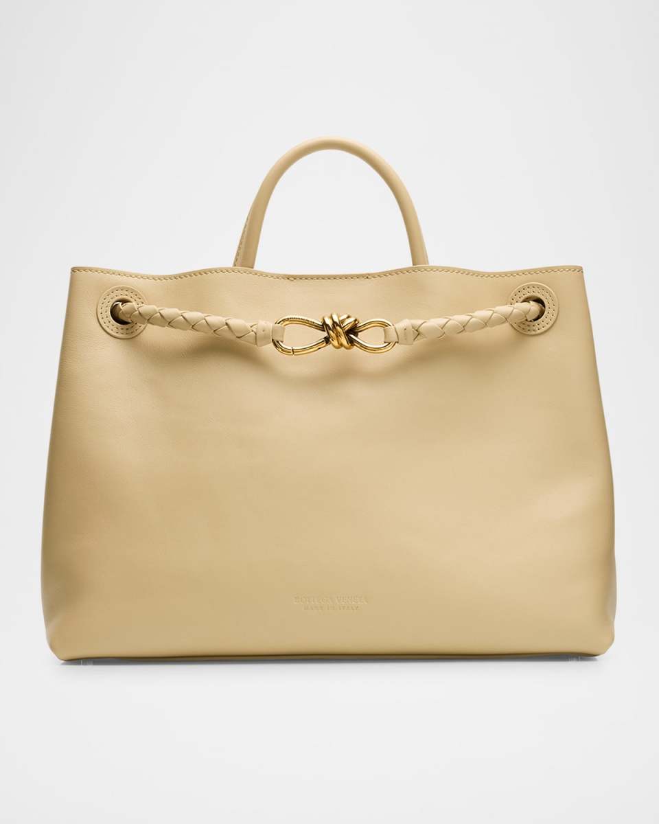 Andiamo Medium Leather Tote Bag