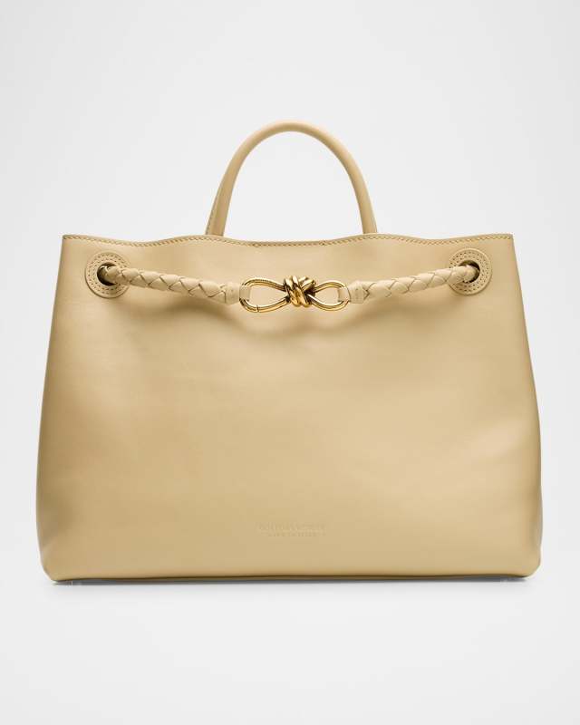 Andiamo Medium Leather Tote Bag