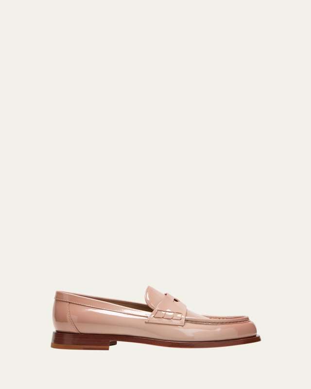 Airglow Patent Penny Loafers