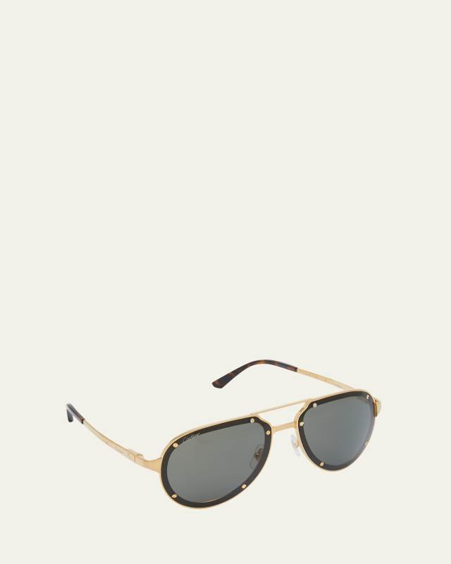 Men's Lightweight Titanium Aviator Sunglasses