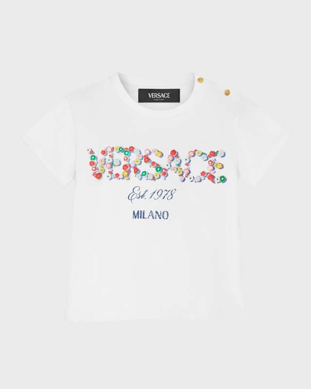 Girl's Floral Logo-Printed T-Shirt, Size 12M-3