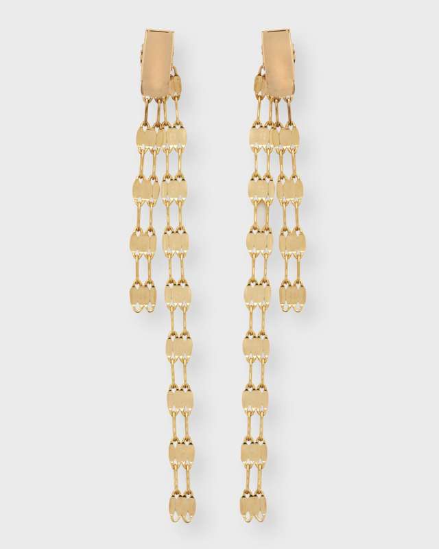 St Barts Linear Front and Back Earrings