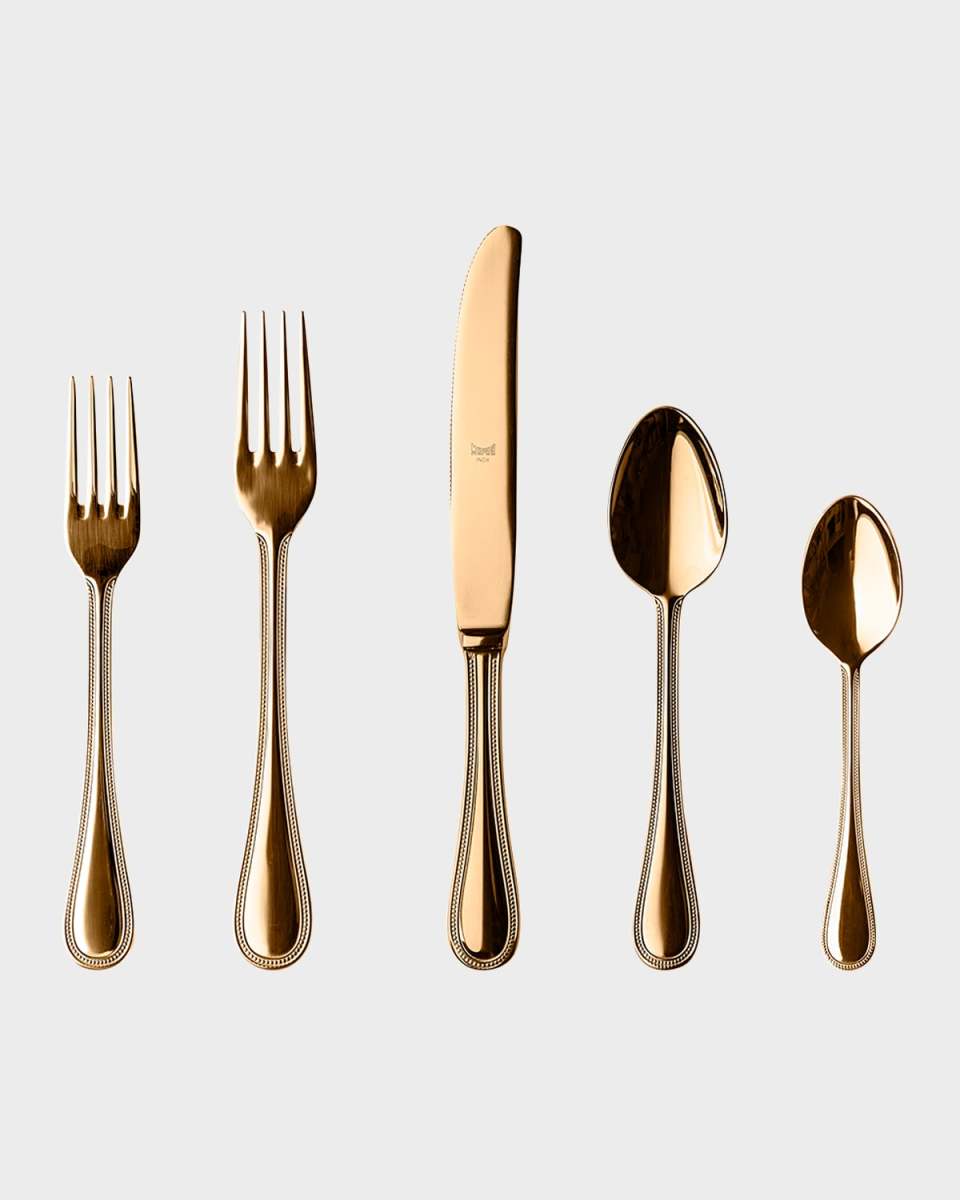 Perla Oro 20-Piece Flatware Set