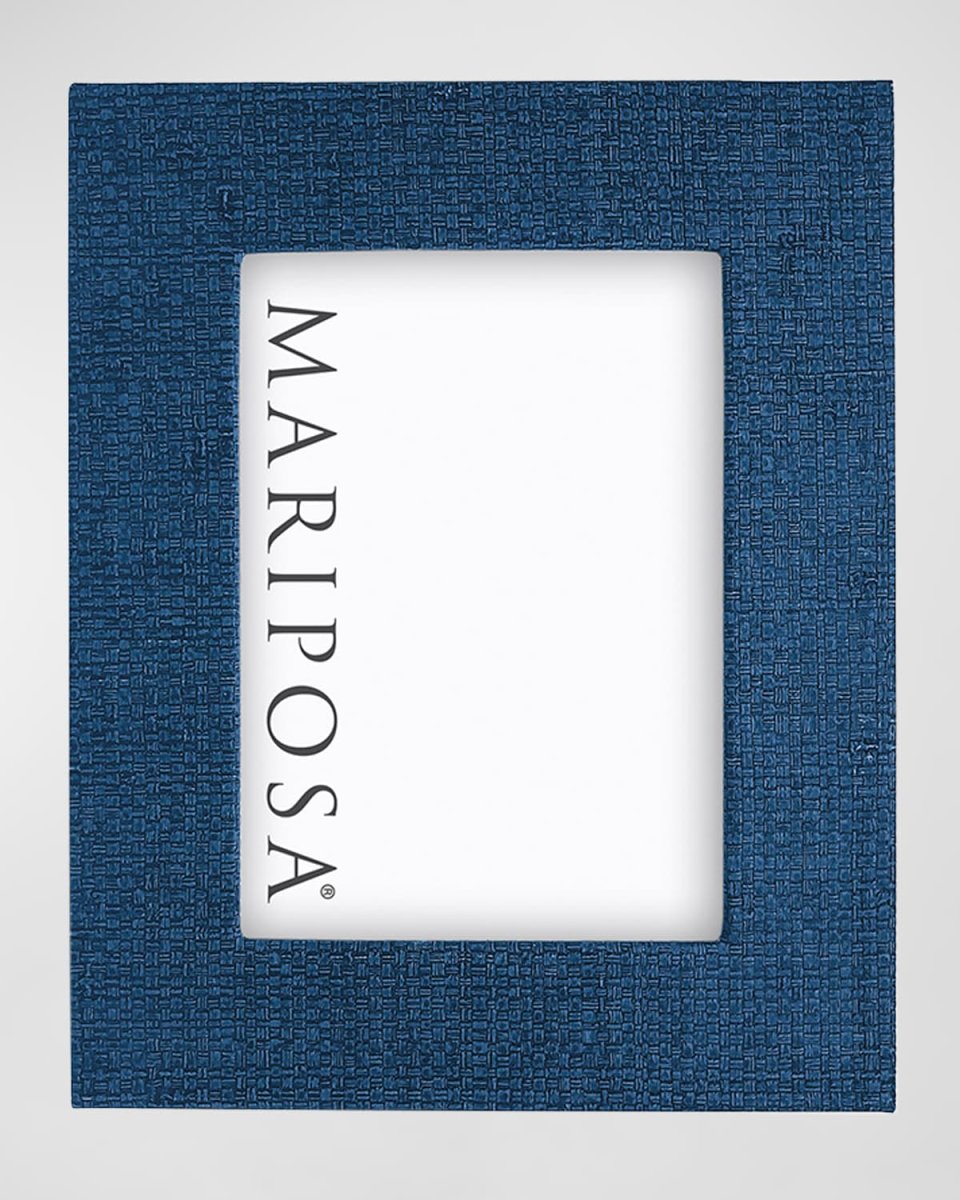 Faux-Grasscloth Photo Frame, 5" x 7"