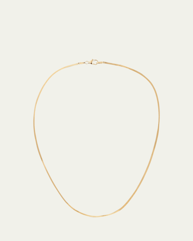 14k Liquid Gold Thin Chain Choker