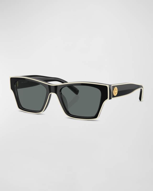 Outlined Rectangle Sunglasses