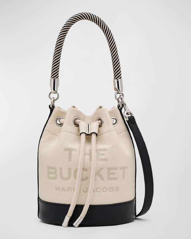 The Colorblock Leather Bucket Bag