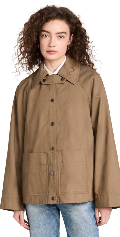 Apiece Apart Franke Swing Jacket Deep Camel