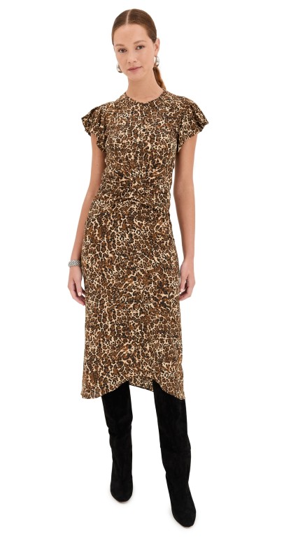 Isabel Marant Terena Dress Leopard