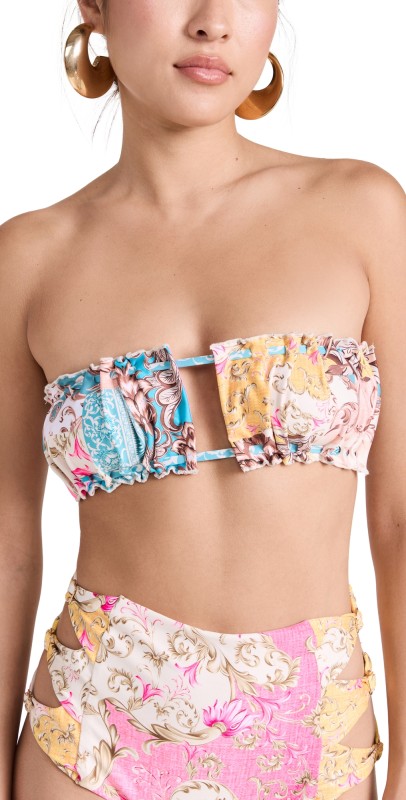 Agua Bendita Jenny Merzin Bikini Top Multicolor