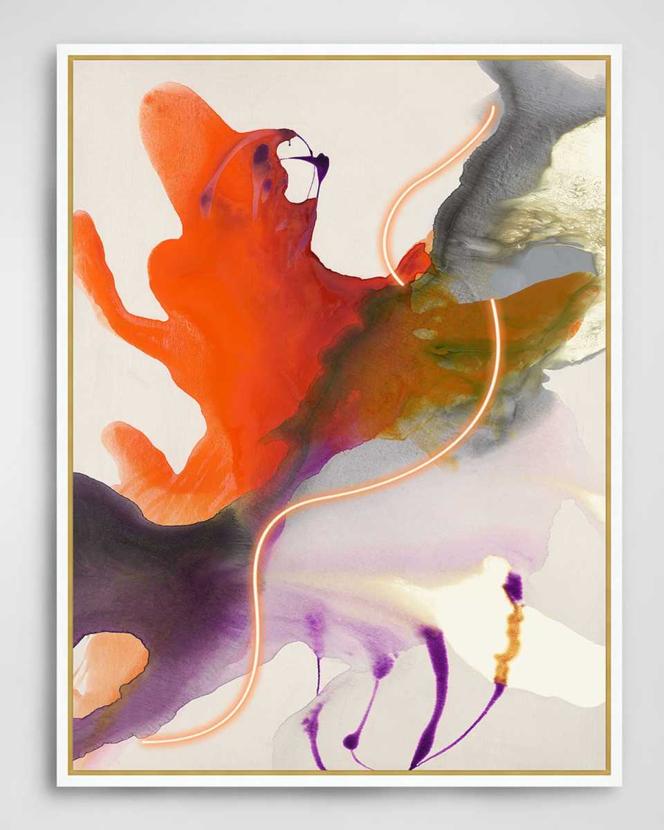 "Electrified Solar Fields Forever" Framed Giclee by Van Garret