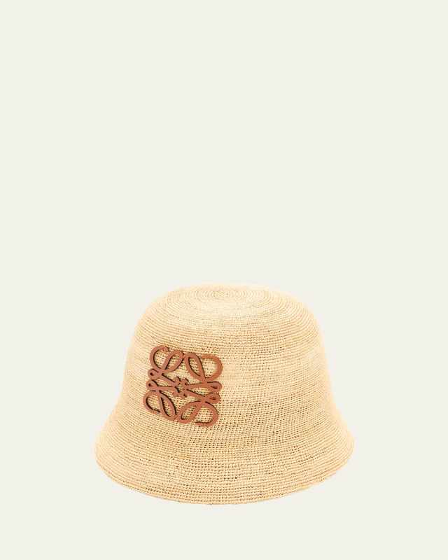 Anagram Raffia Bucket Hat