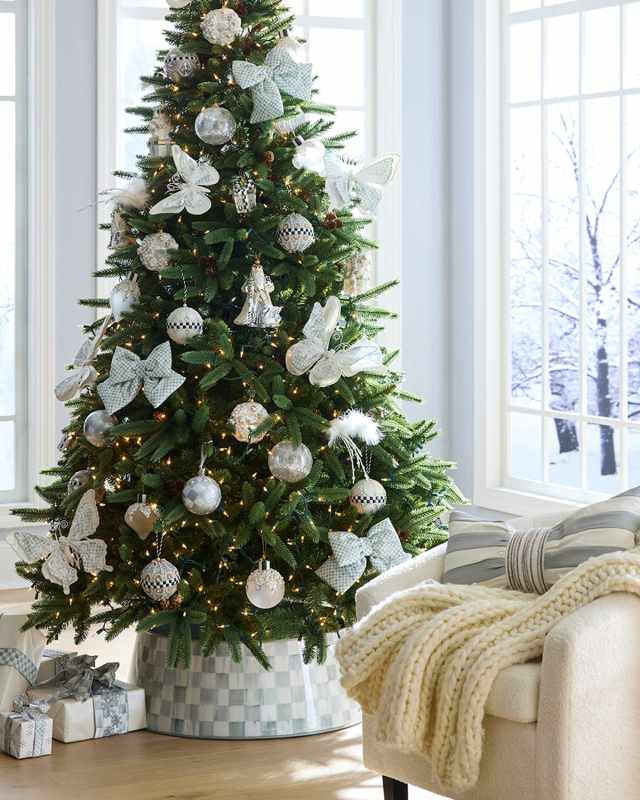 Sterling Check Tree Collar