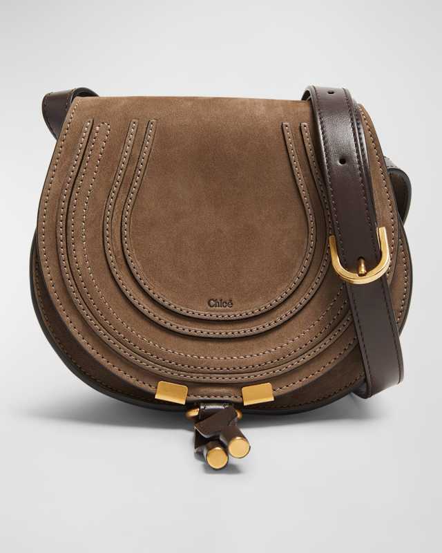 Marcie Small Crossbody Bag in Nubuck Calfskin