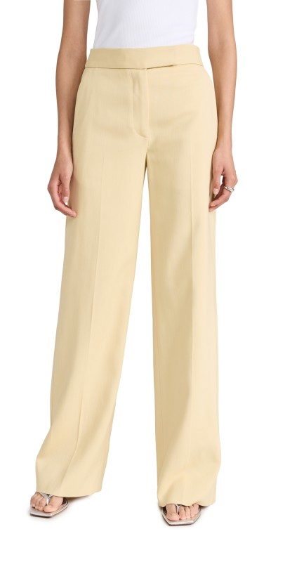 Proenza Schouler Viscose Suiting Pants Parchment