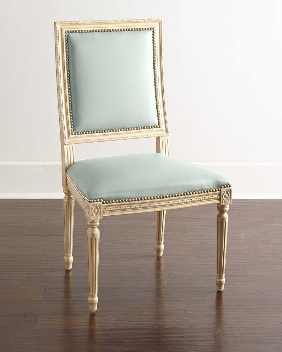 Ingram Frost Leather Dining Chair