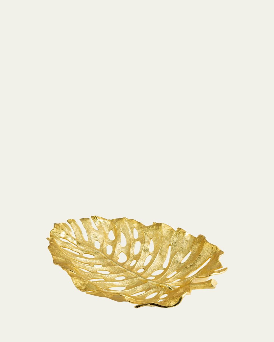 Golden Monstera Centerpiece