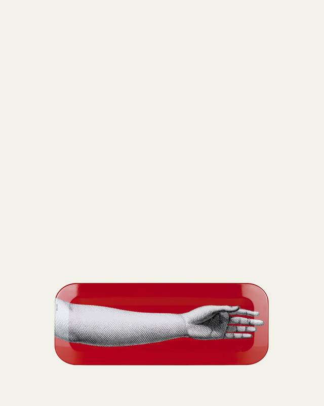Tray 25X60cm - Mano Black White Red