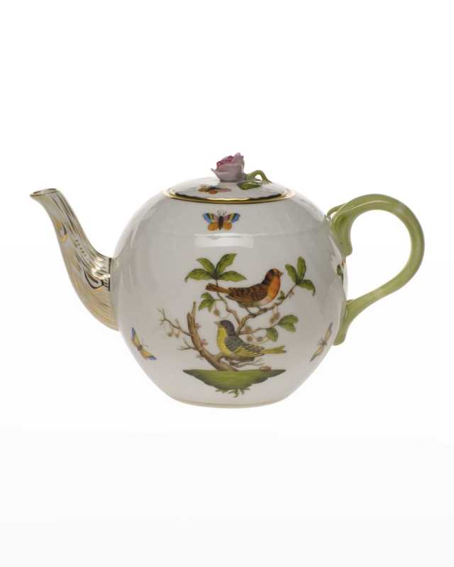 Rothschild Bird Tea Pot with Bird
