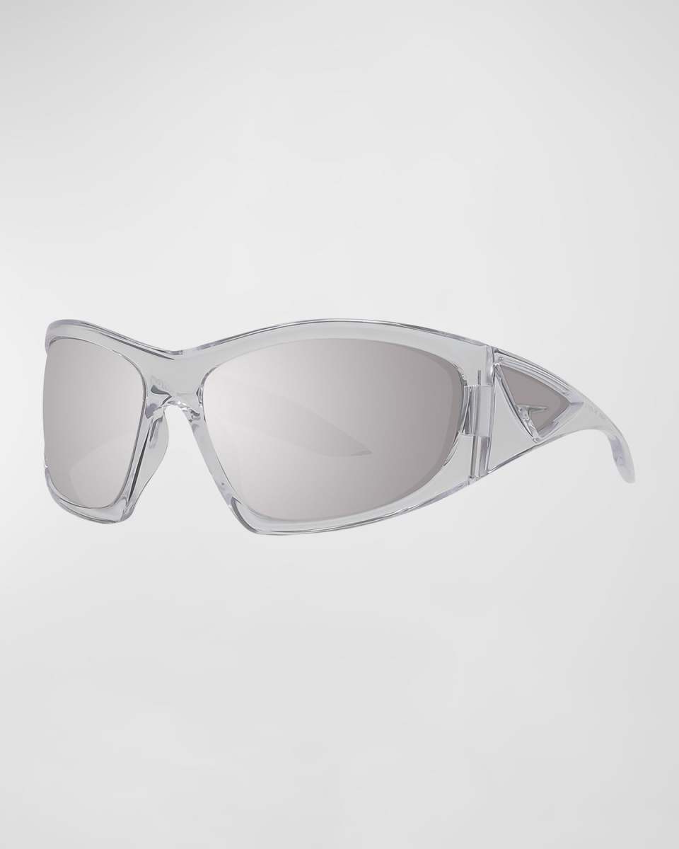 Giv Cut Acetate Wrap Sunglasses