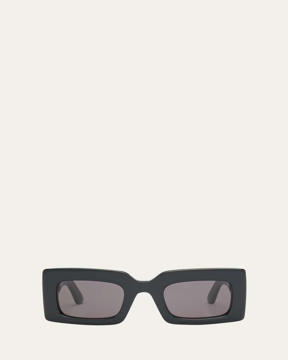 Beveled Acetate Rectangle Sunglasses
