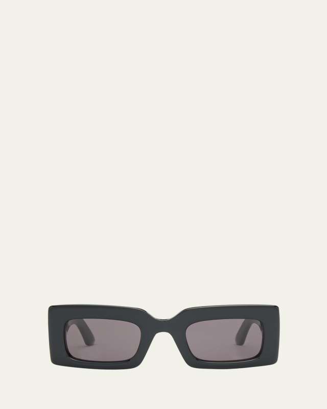 Beveled Acetate Rectangle Sunglasses