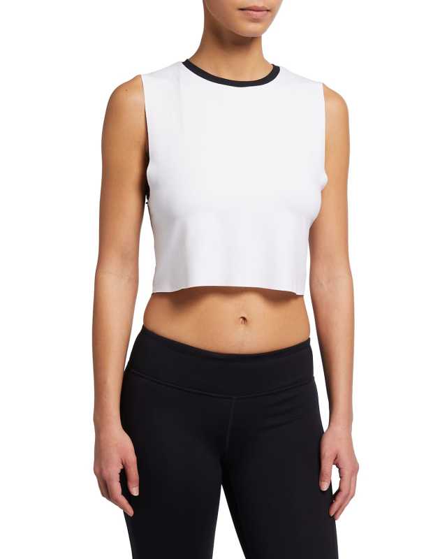 Vela Essential Sleeveless Crop Top
