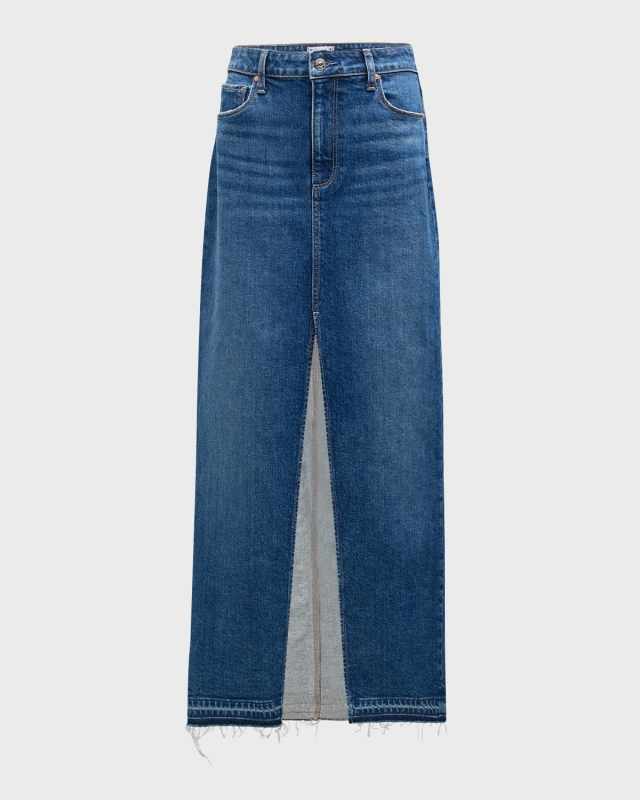Angela Denim Maxi Skirt