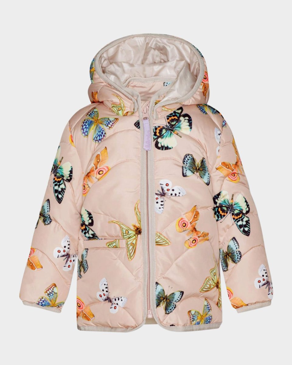 Girl's Harmony Multicolor Butterfly Coat, Size 6M-