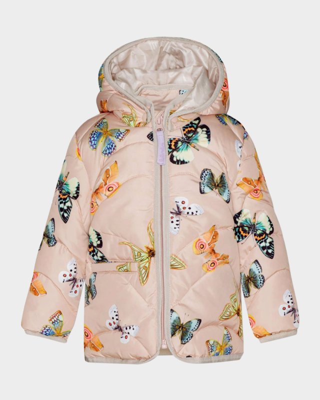 Girl's Harmony Multicolor Butterfly Coat, Size 6M-