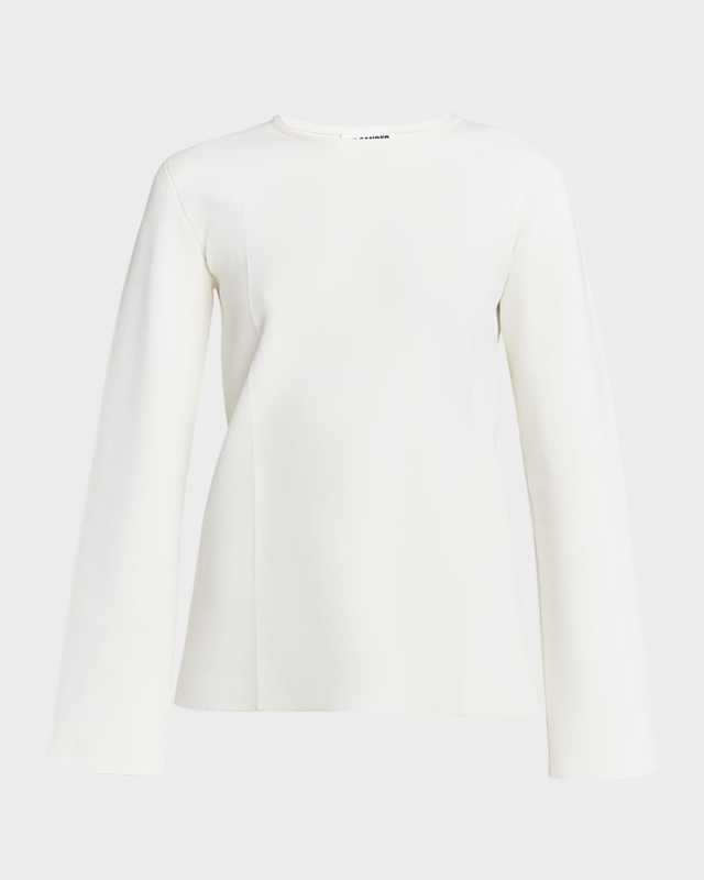 Crewneck Long-Sleeve Sweater