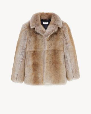 Saint Laurent COAT IN SHEARLING