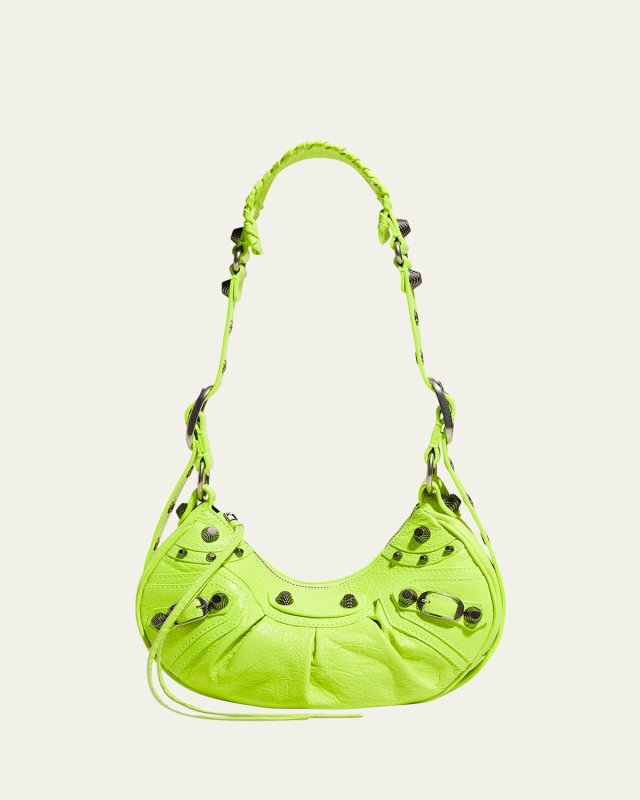 Le Cagole XS Zip Leather Shoulder Bag
