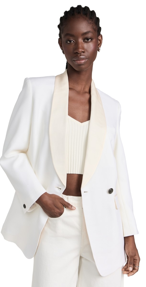 rag & bone Femi Blazer White