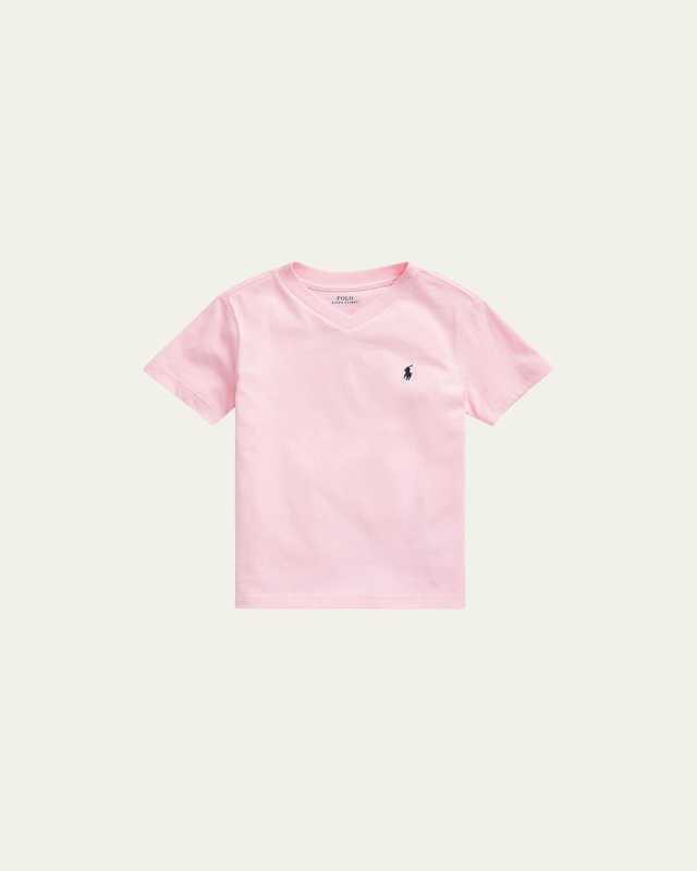 Boy's Logo Embroidered T-Shirt, Size 2-4